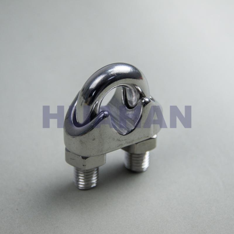 Stainless Steel Wire Rope Cable Accessories Rigging Fastener Hardware Clip  - China Stainless Steel Clip, Fastener Clip